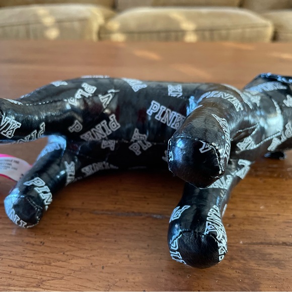 PINK Victoria's Secret Black and White Mini Dog L:8" x H:6" - Picture 6 of 9